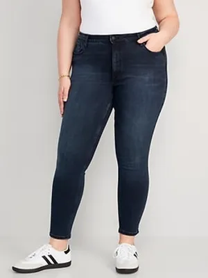 High-Waisted Rockstar Super-Skinny Jeans for Women