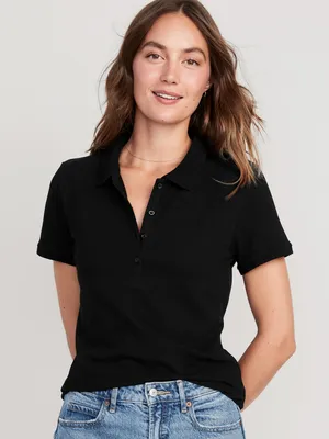 Uniform Pique Polo Shirt for Women