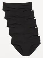 Maternity 5-Pack Soft-Knit ow-Rise Bikini Underwear