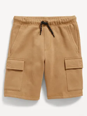 Fleece Cargo Jogger Shorts for Boys