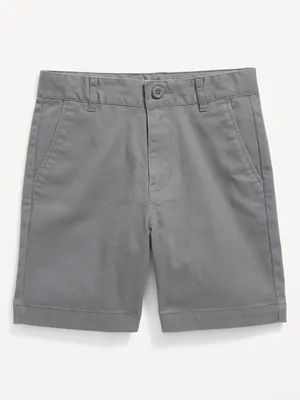 Built-In Flex Straight Twill Shorts for Boys (Above Knee