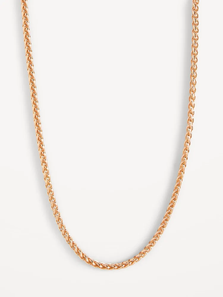 Gold-Plated Toggle Chain Necklace for Women