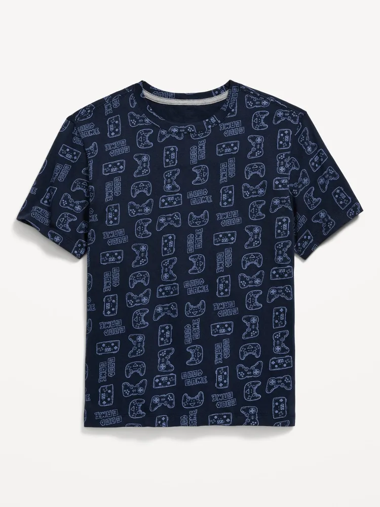 Softest Printed Crew-Neck T-Shirt for Boys