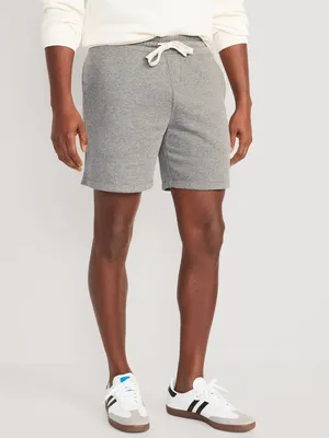 Garment-Washed Fleece Sweat Shorts - 7-inch inseam