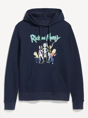 Rick and Morty Gender-Neutral Pullover Hoodie for Adults