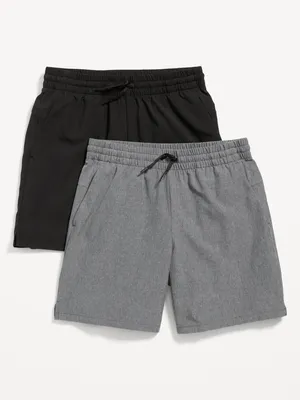 StretchTech Performance Jogger Shorts 2-Pack for Boys (Above Knee