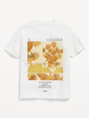Matching Van Gogh Gender-Neutral Graphic T-Shirt for Kids