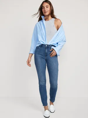 High-Waisted Wow Straight Jeans for Women