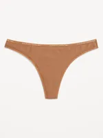 Low-Rise Logo Graphic Thong Underwear