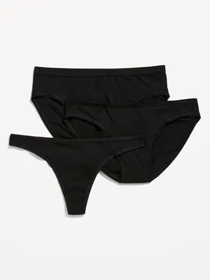 Cotton-Blend Underwear Variety 3-Pack