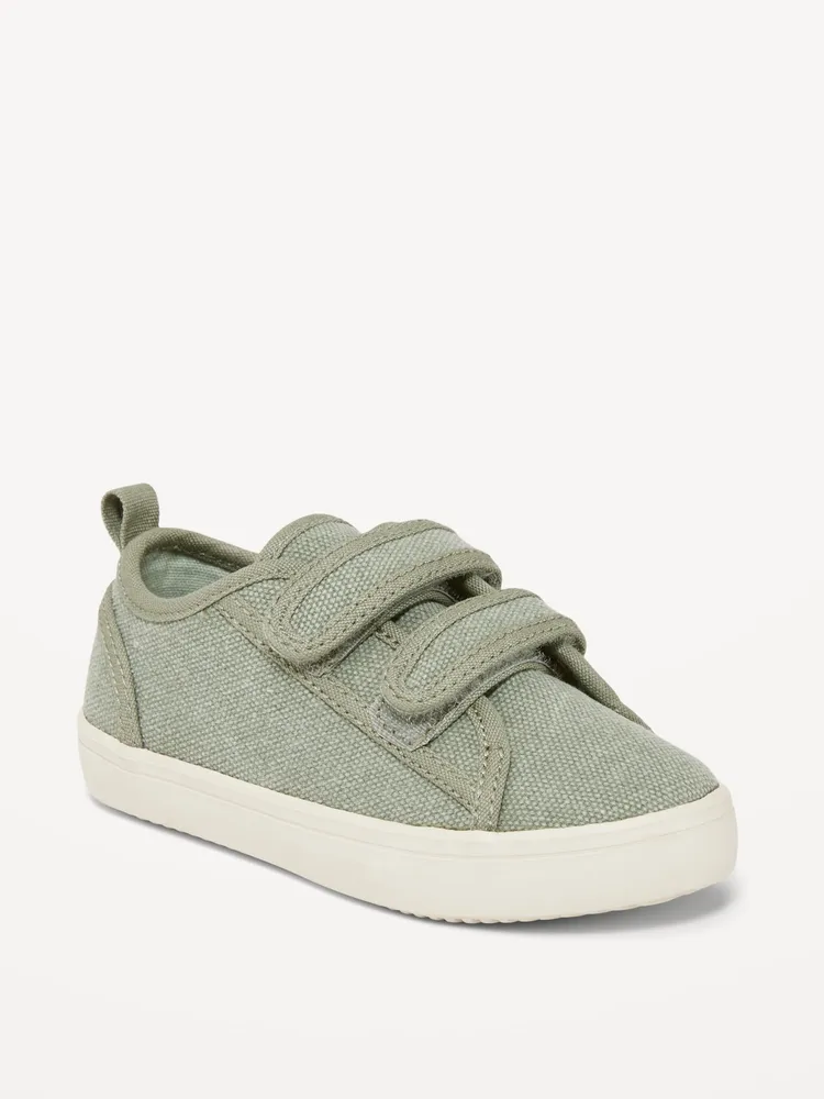 Canvas Double-Strap Sneakers for Toddler Boys