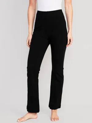 High-Waisted Cropped Flare Leggings for Women