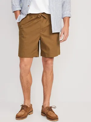 Pull-On Chino Jogger Shorts for Men - 7-inch inseam