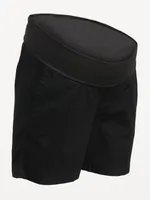 Maternity Rollover-Waist OGC Chino Shorts - 5-inch inseam