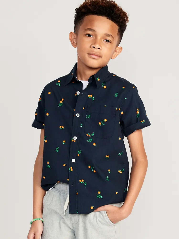 old navy short sleeve button down