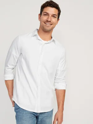 Slim-Fit Go-Fresh Odor-Control Performance Shirt for Men