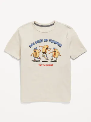 Matching Dog Days Of Summer Graphic T-Shirt for Boys