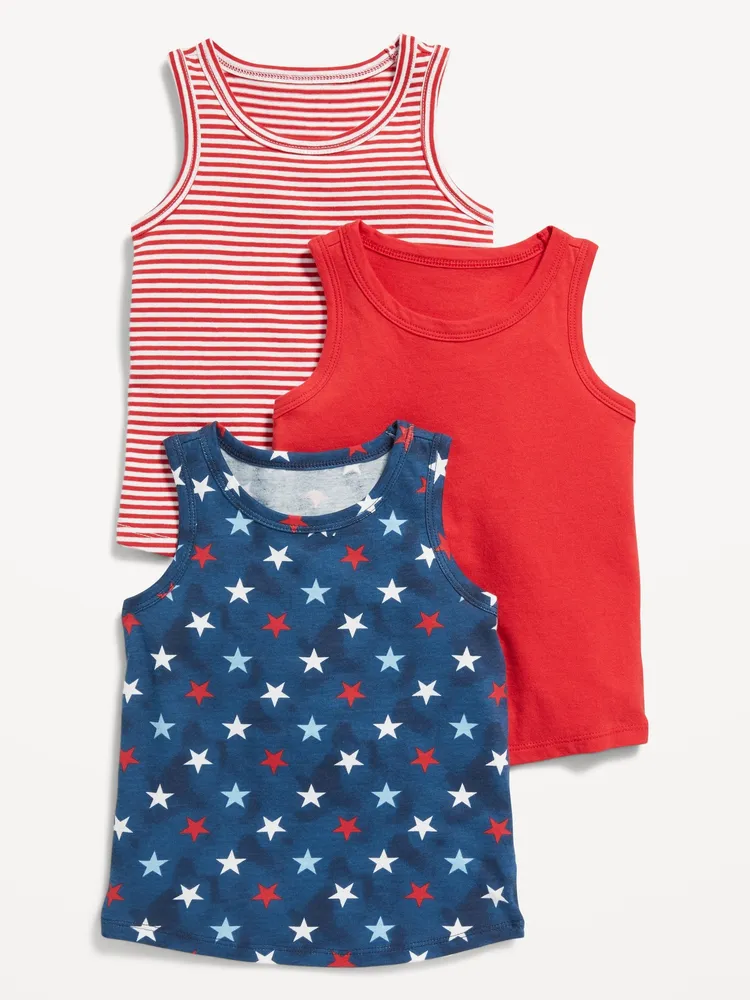 3-Pack Tank Top for Toddler Girls