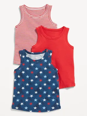 3-Pack Tank Top for Toddler Girls