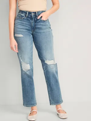 Curvy High-Waisted OG Loose Ripped Jeans