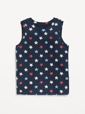 Matching Unisex Printed Tank Top for Toddler