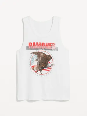 The Ramones Gender-Neutral Graphic Tank Top for Adults