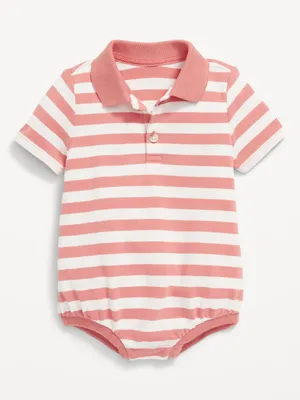 Infant White Cincinnati Reds Pinstripe Power Hitter Romper