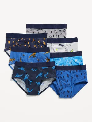 Printed Boxer Briefs 7-Pack for Boys