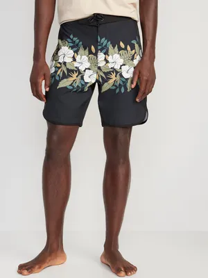 Printed Built-In Flex Board Shorts for Men - 8-inch inseam