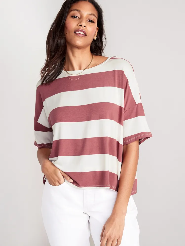 Old Navy Women's Striped Cropped Tank Top
