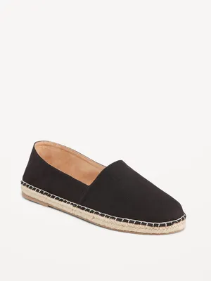 Canvas Espadrille Flats for Women