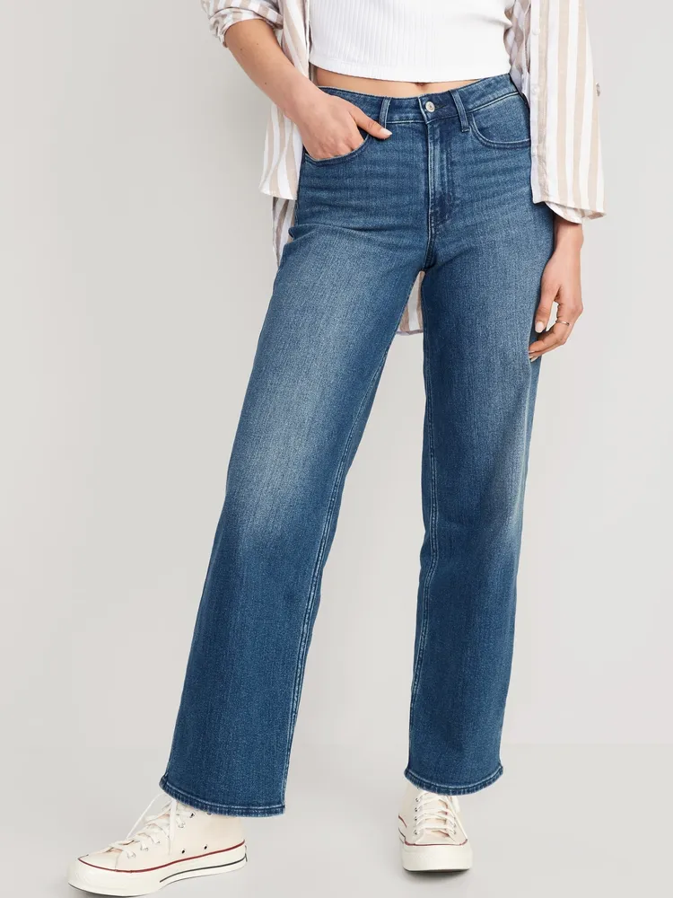 Old Navy High-Waisted Wow Wide-Leg Jeans for Women