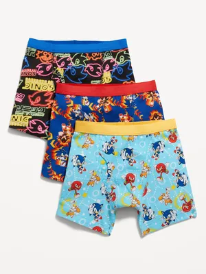 Licensed Pop-Culture Boxer-Briefs Underwear 3-Pack for Boys