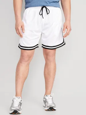 Go-Dry Mesh Basketball Shorts for Men - 7-inch inseam