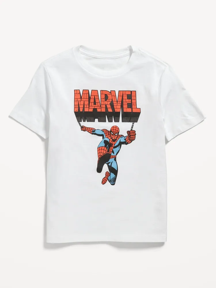 Marvel Spider-Man Matching Gender-Neutral T-Shirt for Kids