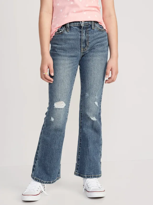 Higher High-Waisted Cotton-Hemp Blend Flare Jeans