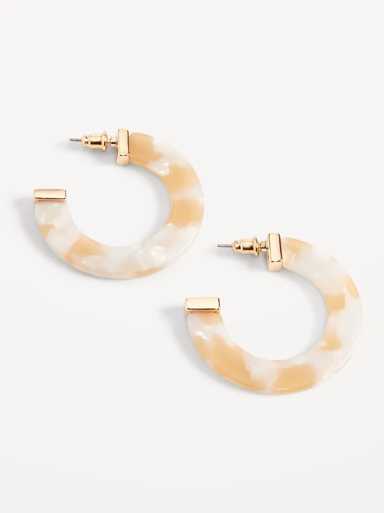 Gold-Plated Hoop Earrings for Women
