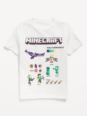 Minecraft Gender-Neutral Graphic T-Shirt for Kids
