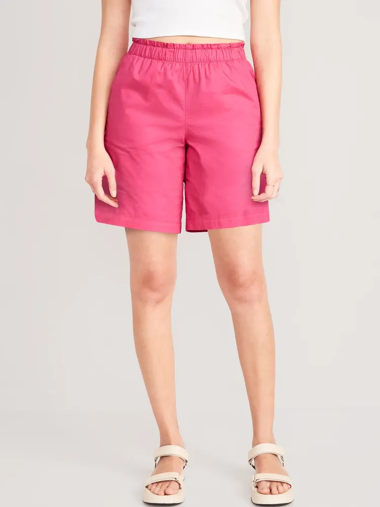 High-Waisted Pixie Trouser Shorts -- 5-inch inseam