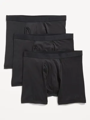 Go-Dry Cool Performance Boxer-Brief Underwear 3-Pack for Men - 5-inch inseam