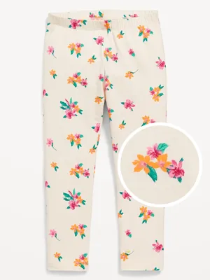 Printed Full-Length Leggings for Toddler Girls