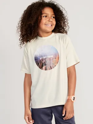 Cloud 94 Soft Go-Dry Cool Graphic PerformanceT-Shirt for Boys