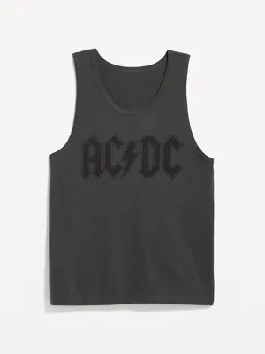 AC/DC Gender-Neutral Graphic Tank Top for Adults