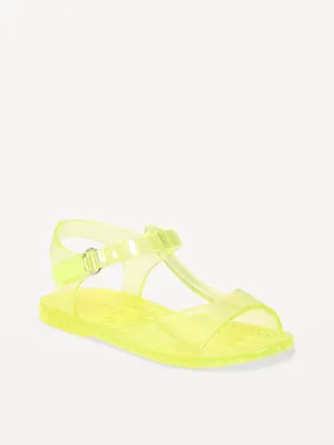T-Strap Jelly Flats for Toddler Girls