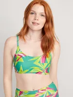 Scoop-Neck Bikini Swim Top