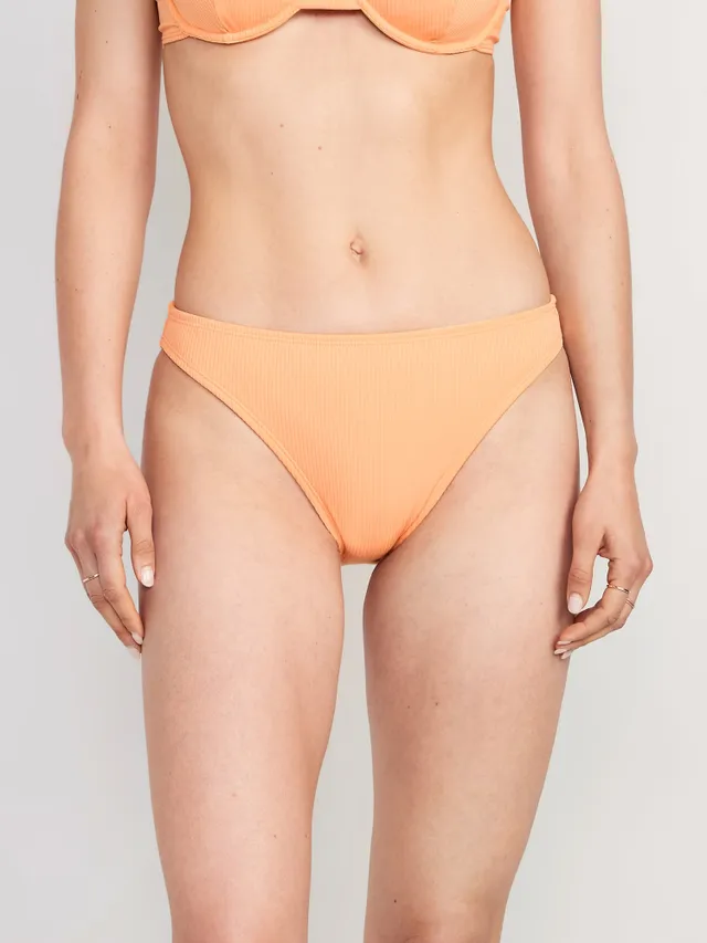 High-Waisted French Cut Swim Bottoms for Women
