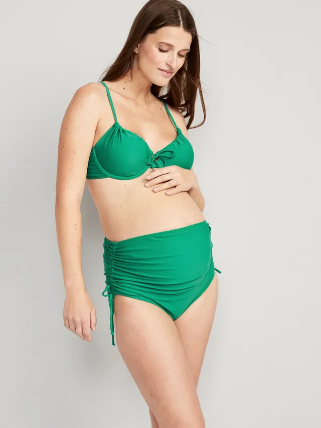 Maternity Post-Baby High Rise Stretch Bikini