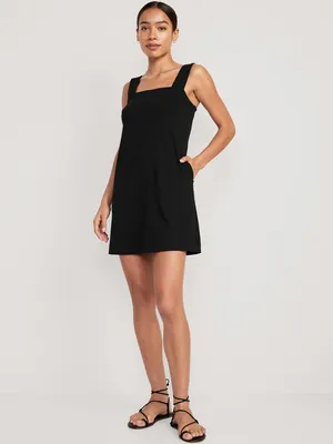 Sleeveless Ponte-Knit Mini Dress for Women