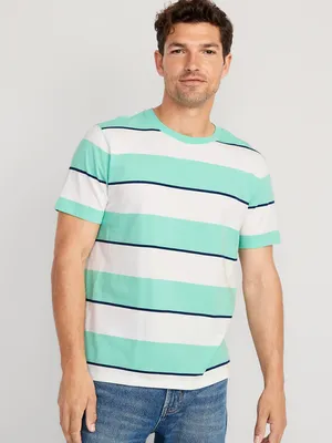 Soft-Washed Striped T-Shirt for Men