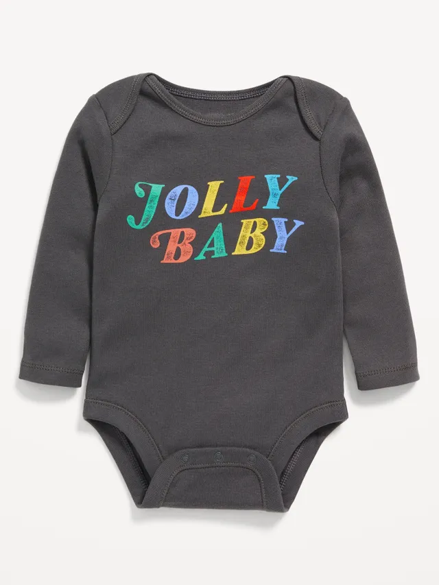 Unisex Long-Sleeve Graphic Bodysuit for Baby